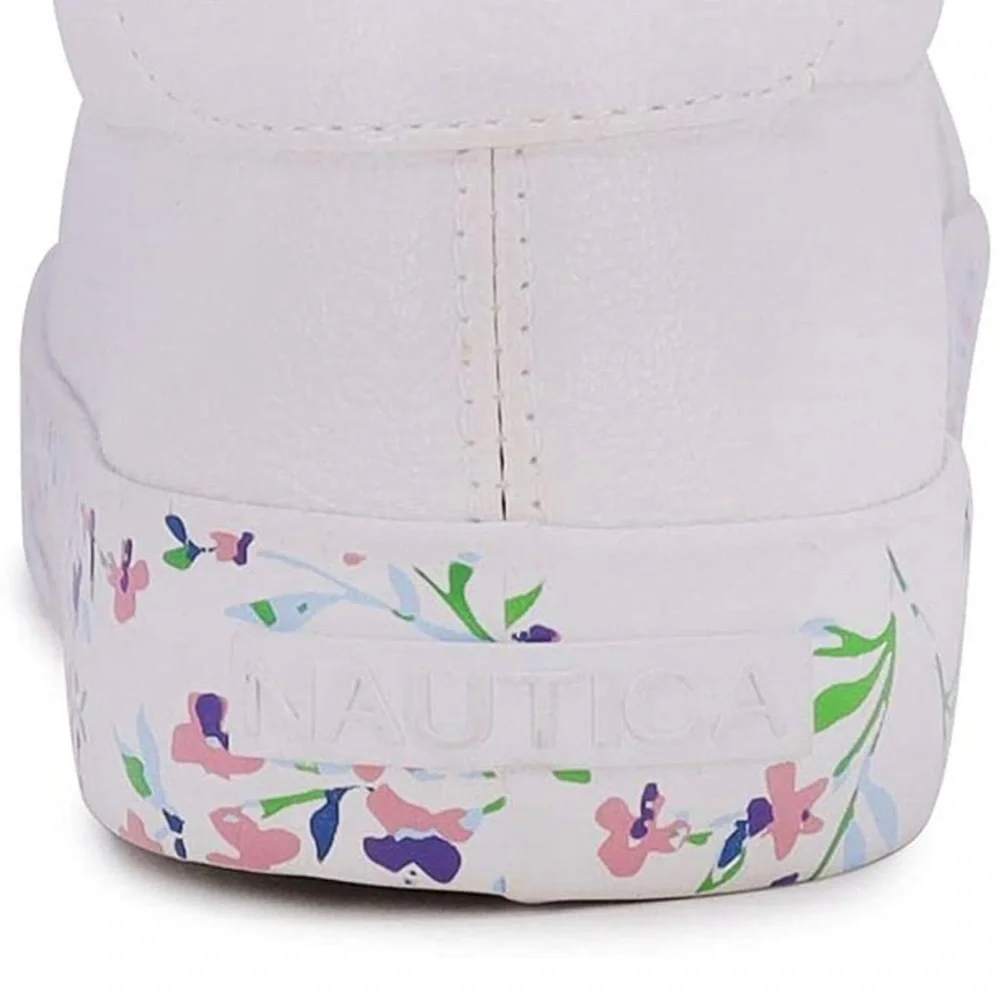 Nautica Women Sneaker Casual Shoes floral Lace-Up - Picture 6 of 8